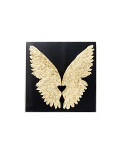 Украшение настенное wings золотой 120x120x8 см Kare