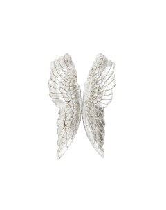 Украшение настенное angels wings серебристый 61x106x5 см Kare