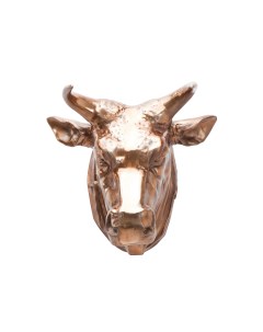 Украшение настенное head buffalo бронзовый 64x51x54 см Kare