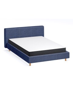 Кровать в коробке bed in box blue 120х200 голубой 134x93x216 см Iq sleep
