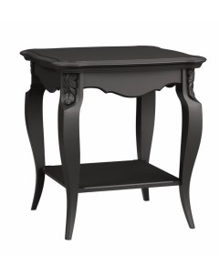 Стол приставной black wood черный 60 0x60 0x62 0 см La neige