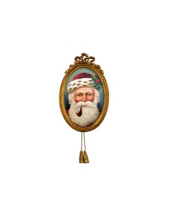 Репродукция старинной рождественской гравюры в раме жаклин мультиколор 11x19x2 см Object desire