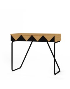 Большой рабочий стол woo desk черный 100x80x50 см Woodi