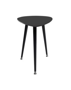 Приставной столик капля черный 43x58x50 см Woodi