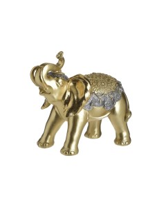 Декор настольный слон золотой 22x11x20 см To4rooms
