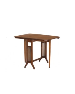 Стол складной коричневый 76x61x60 см Satin furniture