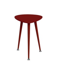 Приставной стол капля монохром красный 43 0x58 0x50 0 см Woodi