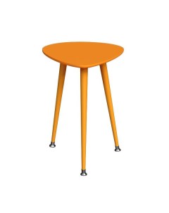 Приставной стол капля монохром оранжевый 43x58x50 см Woodi