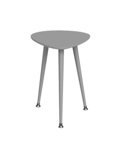 Приставной стол капля монохром серый 43 0x58 0x50 0 см Woodi