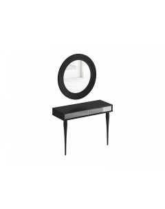 Туалетный столик с зеркалом cloud черный 115x214x43 см Ogogo