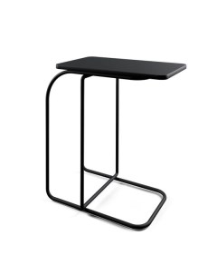 Приставной столик bauhaus черный 55x66x32 см Woodi