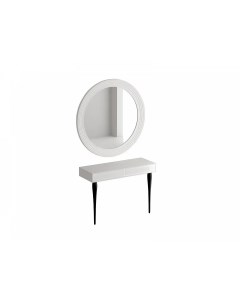 Туалетный столик с зеркалом cloud белый 115 0x214 0x43 0 см Ogogo