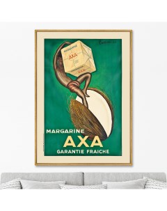 Репродукция картины на холсте margarine axa 1931г мультиколор 75x105 см Картины в квартиру