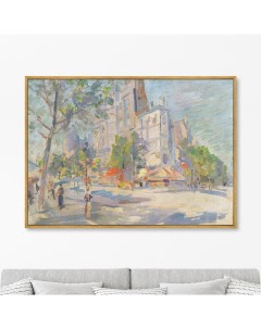 Репродукция картины на холсте paris in spring 1934г мультиколор 105x75 см Картины в квартиру