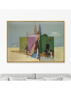 Репродукция картины на холсте coherences 1935г мультиколор 105x75 см Картины в квартиру