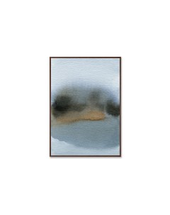 Репродукция картины на холсте lakeside late evening мультиколор 75x105 см Картины в квартиру