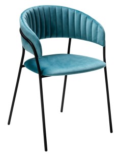 Кресло portman lazur голубой 54x7x52 см R-home