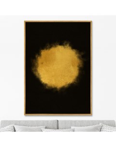 Репродукция картины на холсте the blazing sun 2020г черный 75x105 см Картины в квартиру