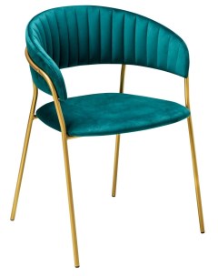 Кресло portman aquamarin gold зеленый 54x78x52 см R-home