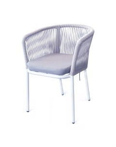 Плетеный стул марсель серый 57x62x80 см Outdoor