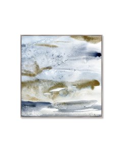Репродукция картины на холсте ocean after a thunderstorm мультиколор 105x105 см Картины в квартиру