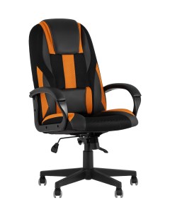 Кресло игровое topchairs st cyber 9 оранжевый 66x115x70 см Stoolgroup