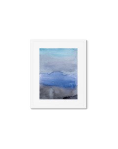 Репродукция картины в раме sky in colors синий 42x52 см Картины в квартиру