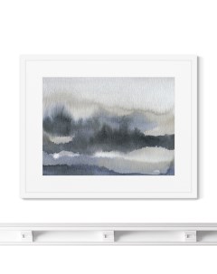 Репродукция картины в раме forest after the rain мультиколор 52x42 см Картины в квартиру