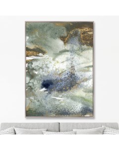 Репродукция картины на холсте the rain is falling мультиколор 75x105 см Картины в квартиру
