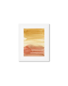 Репродукция картины в раме sunset in june мультиколор 42x52 см Картины в квартиру