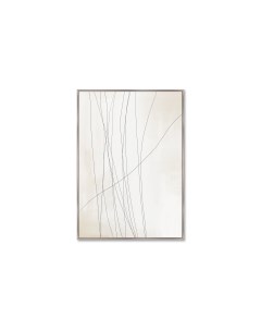 Репродукция картины на холсте fine threads no1 мультиколор 75x105 см Картины в квартиру
