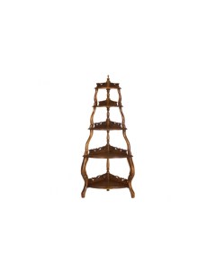 Консоль угловая коричневый 63x150x43 см Satin furniture