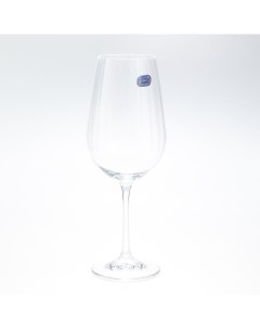 Набор бокалов для вина waterfall 550мл 6 шт прозрачный 25 см Crystalex bohemia