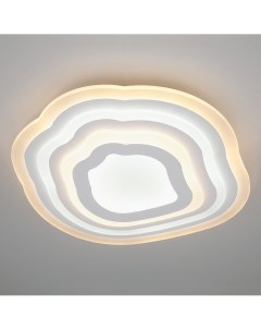 Накладной светильник siluet белый 5 см Eurosvet