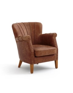 Кресло из яловичной кожи nottingham коричневый 67x76x7 см Laredoute