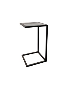 Прикроватный столик с мраморной столешницей черный 35 0x65 5x35 0 см For miss