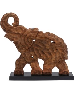 Предмет декоративный elephant коричневый 52x56x100 см Kare