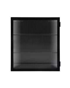 Настенный шкафчик groovy черный 50x54x25 см Nordal