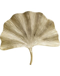 Украшение настенное ginkgo leaf золотой 50x44x8 см Kare