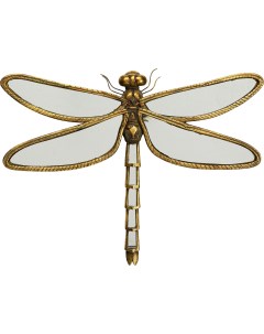 Украшение настенное dragonfly золотой 46x36x4 см Kare