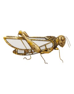 Украшение настенное grasshopper золотой 35x20x6 см Kare