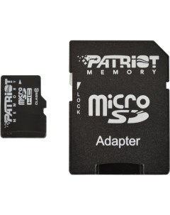 Карта памяти microSDHC Class 10 32 Гб адаптер PSF32GMCSDHC10 Patriot