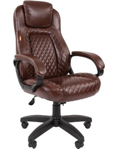 Офисное кресло 432 экопремиум коричневый Chairman