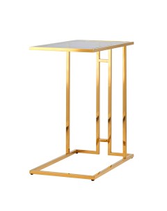 Приставной столик бостон золотой 32x58x50 см Stoolgroup