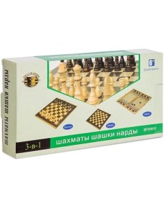Настольная игра Набор Шахматы шашки нарды W3015 Xinliye