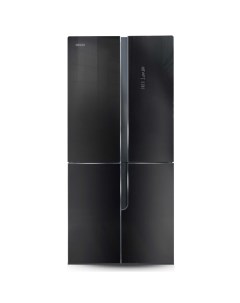 Холодильник NFK 500 Black glass Ginzzu