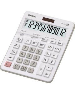 Калькулятор MX 12B WE W EC белый серый Casio