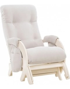 Кресло глайдер Milli Dream для кормления с карманами дуб шампань Verona Light Grey Мебель импэкс
