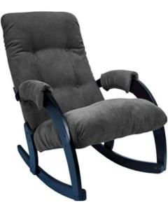 Кресло качалка Модель 67 венге Verona Antrazite Grey Мебель импэкс