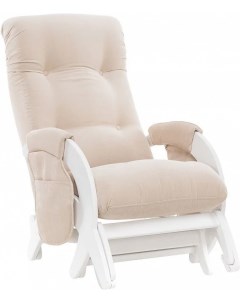 Кресло глайдер Milli Dream для кормления с карманами молочный дуб Verona Vanilla Мебель импэкс